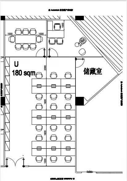 静安嘉地中心140平精装修带家具优质房源出租(图5)