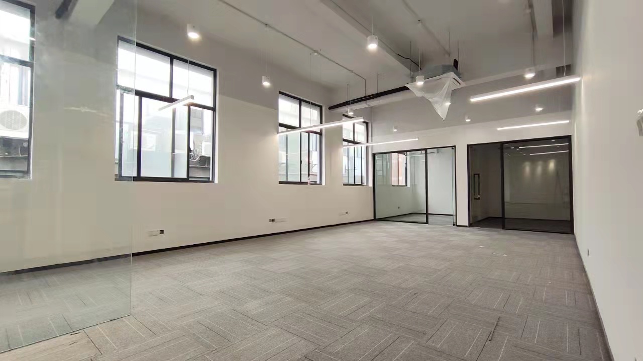 南京西路园区 映像288创意园 100平简单装修1隔断 独立空调 办公室选址(图3)
