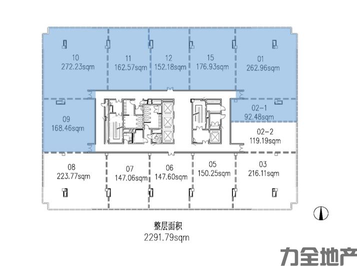 龙柏万象城1300平办公室出租精装修带家具出租(图13)